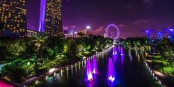 Foto von Allan Lau von Pixabay Marina Bay of Singapur