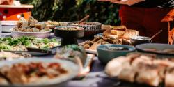 Arabische vegetarische Mezze